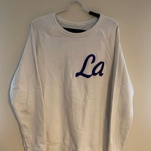 LA crew neck sweater